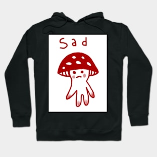 sad mushroom boy Hoodie